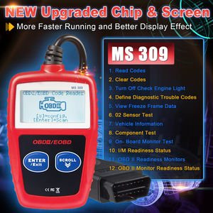 Pembaca kode otomatis MS309 pemindai OBD2 baru, dengan sertifikasi CE alat diagnostik multi-kompatibel untuk mesin mobil - Product Image 2