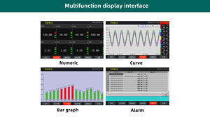 콜드 캐비닛 온도 K 형 종이없는 레코더 대학 테스트 실험실 온도 분석기 Modbus RJ45 온도 로거 - Product Image 4