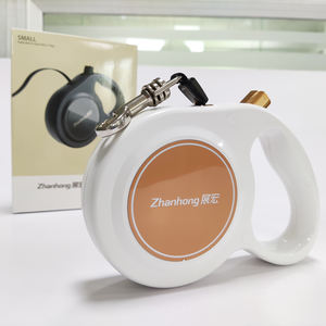 Üretici lüks yüksek kaliteli geri çekilebilir köpek tasma altın dayanıklı taktik tractable köpek kurşun eğitim tasma - Product Image 5