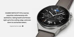 Yeni ürün orijinal H + W izle Gt3 Pro erkek ve kadın ekg akıllı spor saat desteği telefon görüşmesi nfc su geçirmez akıllı saat