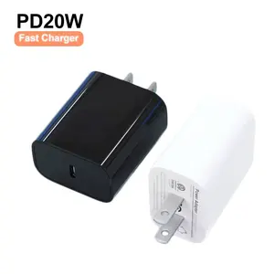 OEM ODM Phone Charger PD 20W USB C Fast Charging Block US EU UK AU Plug Wall Charger For ip Charger