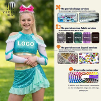 Uniforme de Porristas para Competición All-Star, Sublimación Personalizada, Venta al Por Mayor Directa de Fábrica, Diseño Gratuito, Pedido en Lote para Equipos, Rendimiento 2026