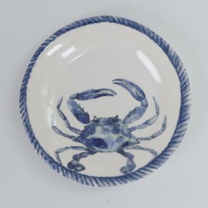 <span class=keywords><strong>Vajilla</strong></span> con Diseño de Playa, Apta para Lavavajillas, Duradera, Personalizada, Temática Náutica, de Grado Alimenticio, Plato de <span class=keywords><strong>Melamina</strong></span> con Diseño de Cangrejo Azul - Product Image 1