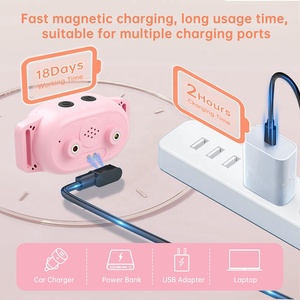 개를 위한 방수 충전식 간섭 방지 수피 제어 고리 주문 색깔 플라스틱 물자 개 짖는 고리 - Product Image 3