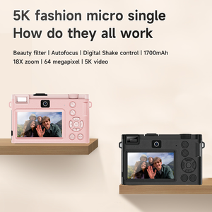 <span class=keywords><strong>Appareil</strong></span> <span class=keywords><strong>photo</strong></span> numérique HD pour débutants avec WIFI grand angle 6400 mégapixels 3.0 pouces Affichage Vlog Point d'entrée de gamme et caméra de prise de vue - Product Image 2