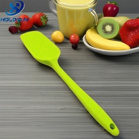 Spatule à gâteau en silicone une pièce de qualité alimentaire de qualité supérieure grattoir à beurre avec logo personnalisé pour la cuisson à domicile et la cuisine