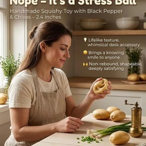 Potato Squishy Stress Relief <b>Squeeze</b> <b>Ball</b> Soft Elastic Decompression Toy Wholesale - Product Image 4