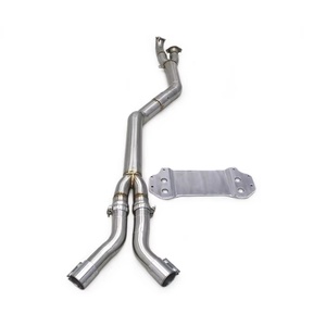 Tuyau intermédiaire en acier inoxydable OBM 304 pour BMW <span class=keywords><strong>M2</strong></span> G87 3.0T 2023 tuyaux d'échappement de course système d'échappement de voiture tuyaux de 3.5 pouces usine directe - Product Image 1