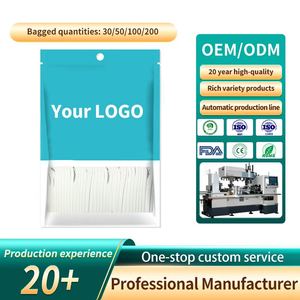 Doppia stringa filo interdentale all'ingrosso menta biodegradabile salute dentiera 200 pz pacchetto all'ingrosso filo ortofentico filo interdentale - Product Image 3