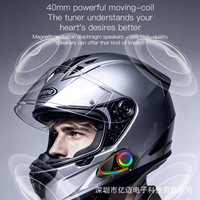 LDQ Soft Label SetK17-2X Casque de moto pour kit oreillette universel compatible interphone tiers étanche
