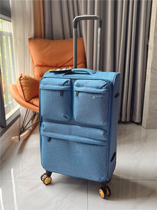 <span class=keywords><strong>Valise</strong></span> <span class=keywords><strong>en</strong></span> tissu à roulettes pivotantes de 20 pouces avec serrure TSA pour les voyages d'affaires - Product Image 4