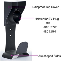 Support de câble de buse de chargeur EV Type 2 prise factice 62196 J1772 Tesla EVSE étui de charge avec crochet en J gestion des câbles