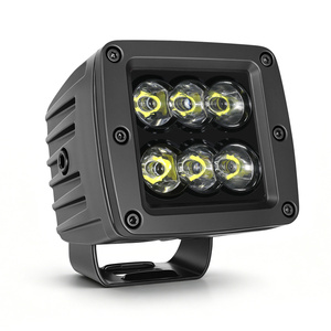 Kit de Luces Antiniebla Delanteras LED de 3 Pulgadas con Diseño Cromado o Negro, 60W, Haz Puntual, 12V, para F-250 Super Duty 20-22 - Product Image 1