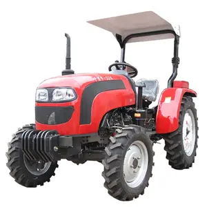 2/30hp 4WD pertanian mini traktor pertanian dengan kabin ROPS dan kuat pengangkat, hidrolik kemudi