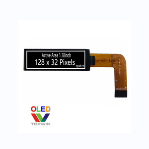 Topwin 1.78 ''1.78 inch 128x32 độ phân giải 18 Pin trắng đơn sắc OLED hiển thị ổ đĩa UG-2832ASWWG01 ssd1312 - Product Image 1