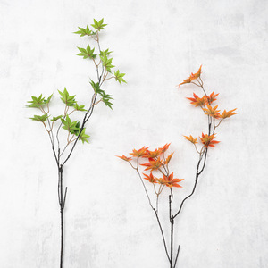 Follaje Artificial de Hoja de Arce Altamente Realista, Flor de Seda para Bodas, Fiestas, Exteriores, Patio, Estudio, Fondo de Fotografía Largo - Product Image 4