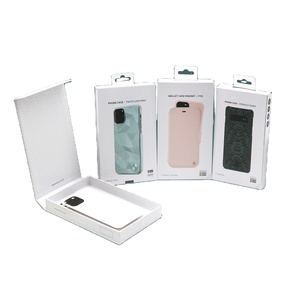 OEM mobile phone case packaging paper phone printing custom boxes tap top packaging box