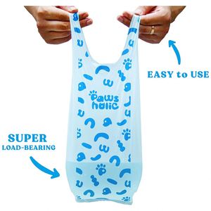 Sacs à déjections canines verts, taille mini personnalisée, en HDPE, sans parfum, non irritants pour les chiens - Product Image 2