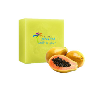 Commande minimum de savon flexible personnalisé pour machine toilette savon blanchissant naturel à l'extrait de papaye pour adultes - Product Image 1