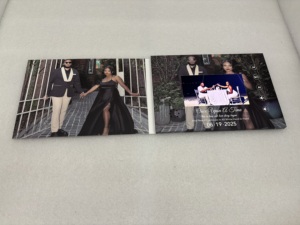Écran Lcd d'invitation vidéo personnalisée pour mariage carte d'invitation numérique carte de vœux pour cadeau d'anniversaire