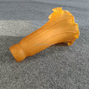 Pantalla de Lámpara de Vidrio Soplado a Mano, Color Ámbar, Estilo Europeo, con Forma de Lirio de Estanque, Fácil Instalación, para Uso en Interiores - Product Image 1