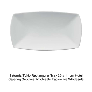 Bandeja Rectangular Saturnia Tokio 25 x 14 cm, Suministros para Hostelería, Vajilla al por Mayor - Product Image 2