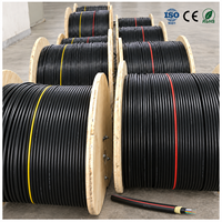 Câble à fibres optiques UKCC Mini ADSS 4, 8, 12, 24 cœurs pour réseau de distribution aérien FTTH léger