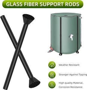 53 गैलन कोलैप्सिबल रेन बैरल पोर्टेबल पीवीसी वॉटर स्टोरेज टैंक - Product Image 3