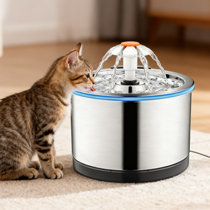 Bebedero Automático para Mascotas de Acero Inoxidable de 2.5L, Bebedero para Gatos de Alta Gama, Bajo Ruido, Compatible con OEM y ODM - Product Image 6