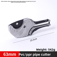 Ciseaux pour tuyaux d'eau PPR, outil de coupe de tuyaux sans effort, coupe-tuyaux spécialisé PVC, petites et grandes tailles, outil de coupe de tuyaux