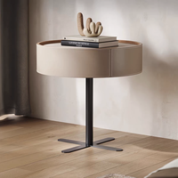 Table de Chevet Flottante Moderne en Bois, 1 Tiroir, Écologique, Durable, Pliable, Meuble de Rangement pour Chambre à Coucher, Appartement, Salon, Hôtel
