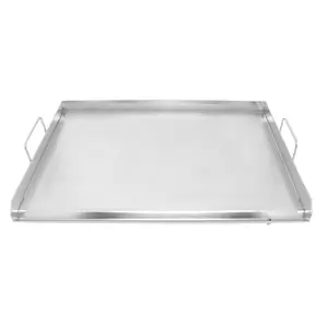 Multifuncional 2 em 1 Frigideira Antiaderente Fogão a Gás Aço Inoxidável Plancha Grill Plat Cozinha Fry Grill Pan