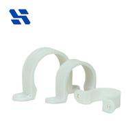 Collier de serrage en U en PVC durable pour conduites électriques et tuyaux de plomberie
