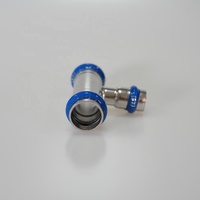 Raccord en T réducteur en acier inoxydable SS304 soudé, résistant à la corrosion pour les projets de raccordement de conduites
