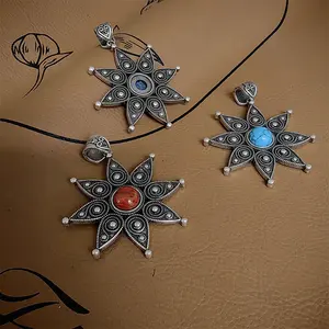 สร้อยคอผู้หญิงแบบนอร์สสลาฟิก ลูนูลา, เครื่องประดับไวกิ้งสำหรับผู้หญิง โมราเวีย, ลูนิตซา, สลาฟ, ไวกิ้ง, จี้ - Product Image 2