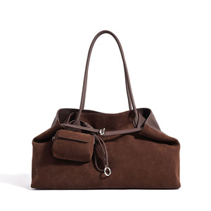 Borse a Mano in Pelle di Vacchetta Opaca per Donna, Design Personalizzato 2025, con Manico in Peluche, Tracolla e Mini Portamonete - Product Image 6