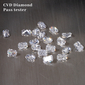 Starsgem Lab Grown Diamond Emerald Radiant Oval Cut Petite <span class=keywords><strong>taille</strong></span> 0.1-0.5cts Testeur de passe libre artificiel CVD Diamond pour bijoux - Product Image 1