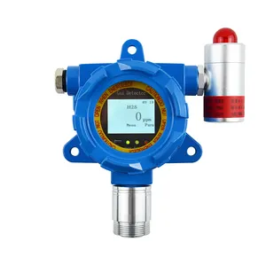 Huafan Fixed H2S Gas Detector Susa Sensor Hydrogen Sulfide Gas Leak Alarm RS485 Output