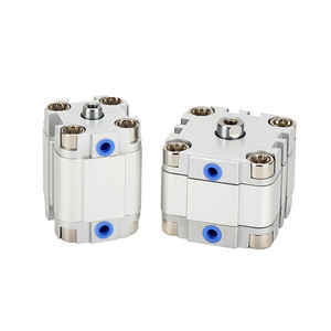 ADVU Series Festos type ISO 15552 <span class=keywords><strong>Double</strong></span> <span class=keywords><strong>tige</strong></span> à action 3 positions cylindre pneumatique à air cylindre pneumatique Compact et mince - Product Image 6