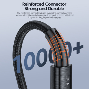 Câble <span class=keywords><strong>de</strong></span> charge rapide Toocki 2.4A, synchronisation des données 480 Mbps, finition métallique, <span class=keywords><strong>cordon</strong></span> flexible pour iPhone, expérience <span class=keywords><strong>de</strong></span> charge sécurisée - Product Image 4