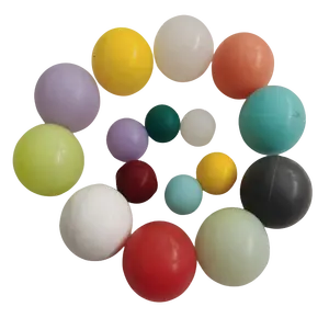 verschleißfester silikon elastischer kugel farbiger silikonball