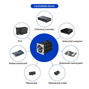 1500W NEMA6 กันน้ำ 4.78N มอเตอร์ควบคุมการขับเคลื่อนแบบรวมพร้อมเอนโค้ดเดอร์แบบหลายรอบ มอเตอร์แรงบิดสูงที่มีความแม่นยำสูง - Product Image 2