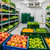 Chambre froide commerciale grande capacité pour supermarché