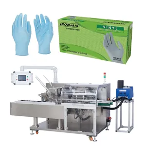 High quality face mask/ tissue paper/ gloves carton box packing machine