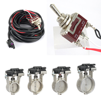Kit Universal de Válvula de Escape Eléctrica de 12V con Silenciador Valvetronic y Sistema de Escape Cat-Back con Control de Válvulas