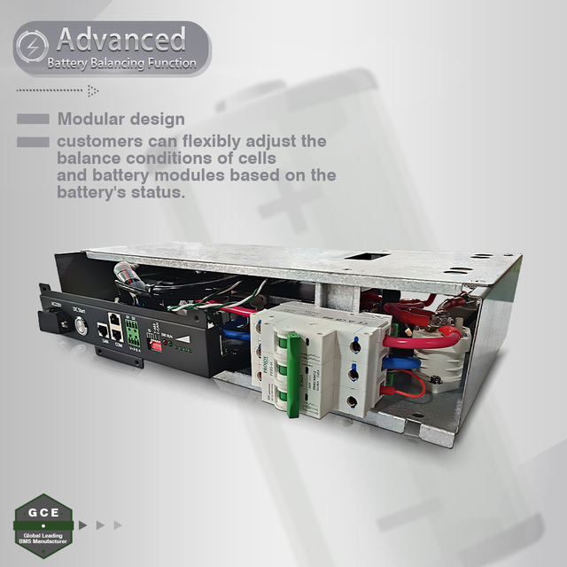192V 100A Battery Management System HV BMS LFP System BMS Battery Storage Solution with RS485 CAN Communication Passive Balance