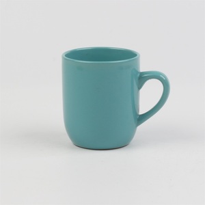 Gốm đồ đá Matt men đen Bullet <span class=keywords><strong>Shape</strong></span> Mug men màu xanh trở lại trường dịp Mug - Product Image 3