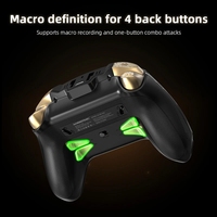 Nouveauté ANBERNIC RG G01 Manette de jeu sans fil Volant de jeu Éclairage RGB Vibration pour PC/Android/iOS - Prix d'usine