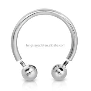 Classique hommes <span class=keywords><strong>Prince</strong></span> <span class=keywords><strong>Albert</strong></span> Piercing perle <span class=keywords><strong>anneau</strong></span> Zircon Plug & Tunnel bijoux avec ASTM F136 titane fileté corps cadeau - Product Image 3