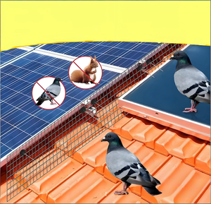 Fácil de instalar y resistente a la intemperie Panel de malla de alambre recubierto de PVC Casa Techo Cercado Panel <span class=keywords><strong>solar</strong></span> Valla de protección - Product Image 4